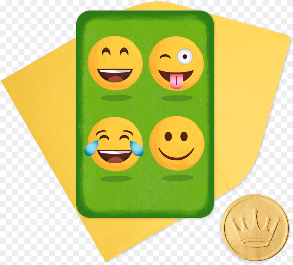 Smiley, Gold Free Png