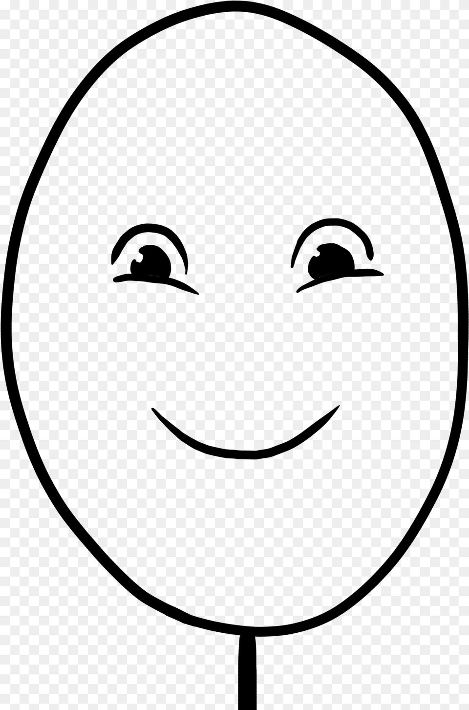 Smiley, Gray Free Png Download