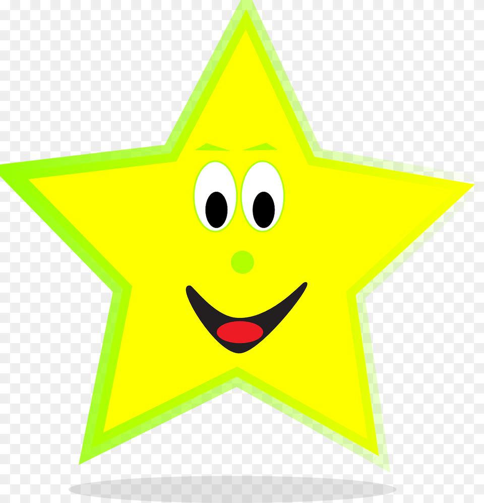 Smiley, Star Symbol, Symbol Free Transparent Png