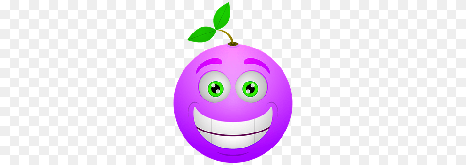Smiley Purple, Leaf, Plant, Food Free Png