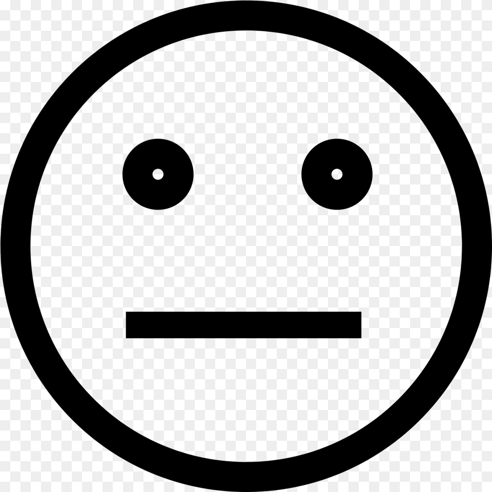 Smiley, Gray Free Transparent Png