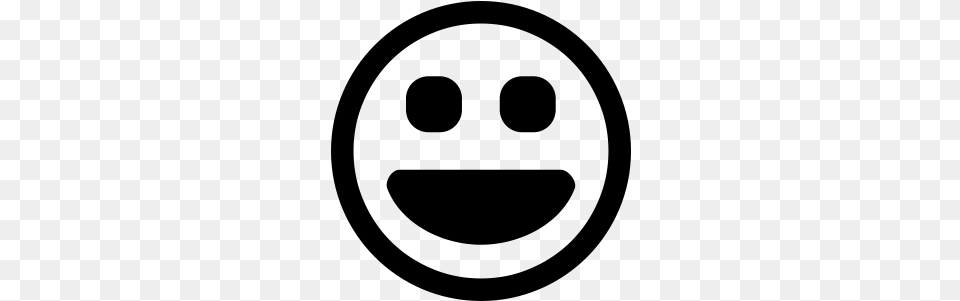 Smiley, Gray Free Png Download