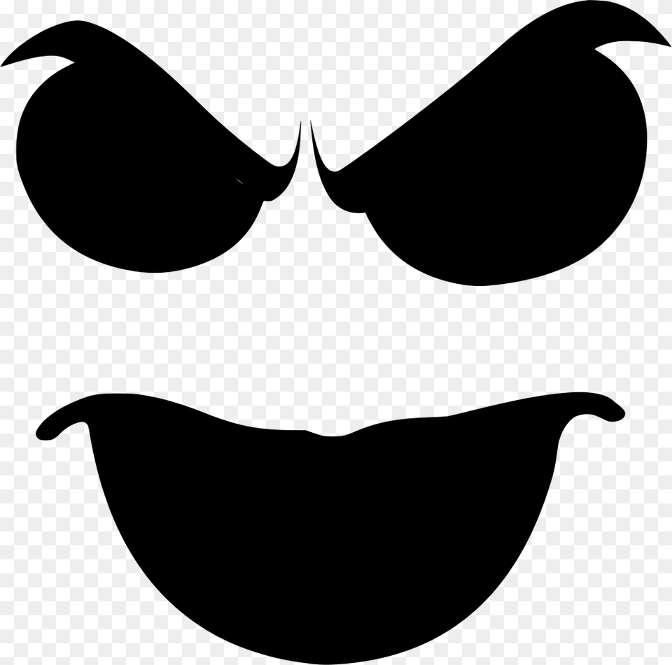 Smiley, Gray Free Png Download