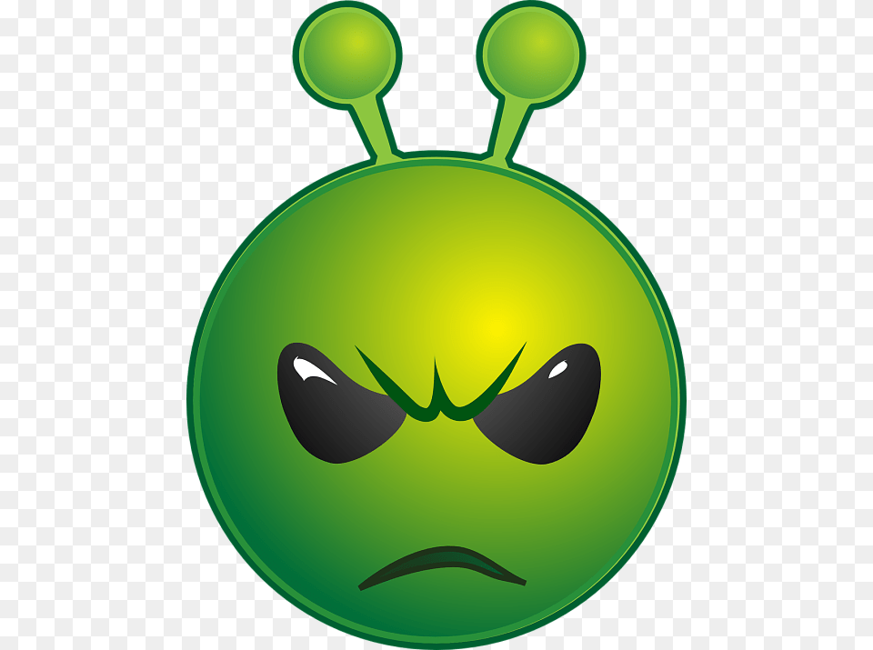 Smiley Alien, Green, Logo Free Png