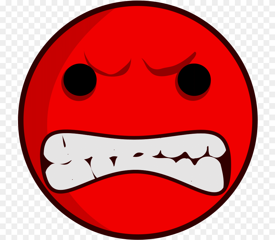 Smiley Anger Emoticon Red Clip Art Angry Face Clipart, Logo, Disk, Bowling, Leisure Activities Free Transparent Png