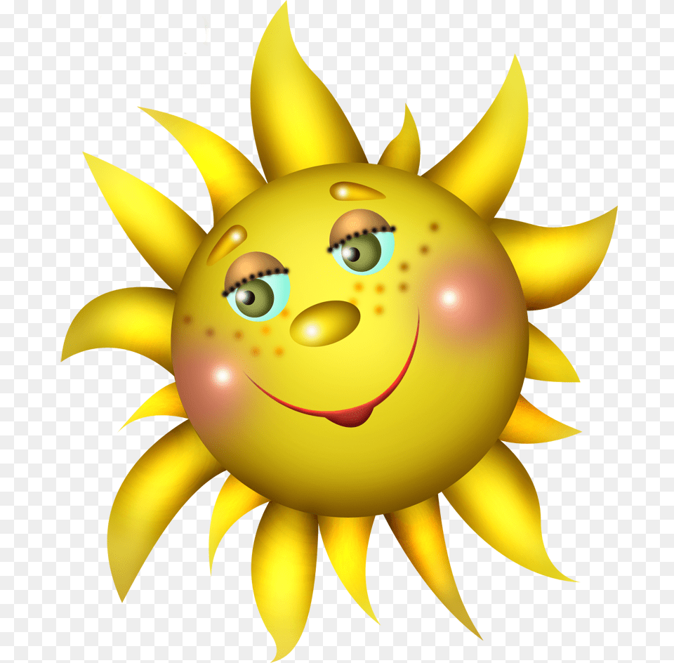 Smiley Clip Art Smiling Sun Sun Animated Gif Transparent Background, Flower, Plant, Sunflower, Toy Png Image