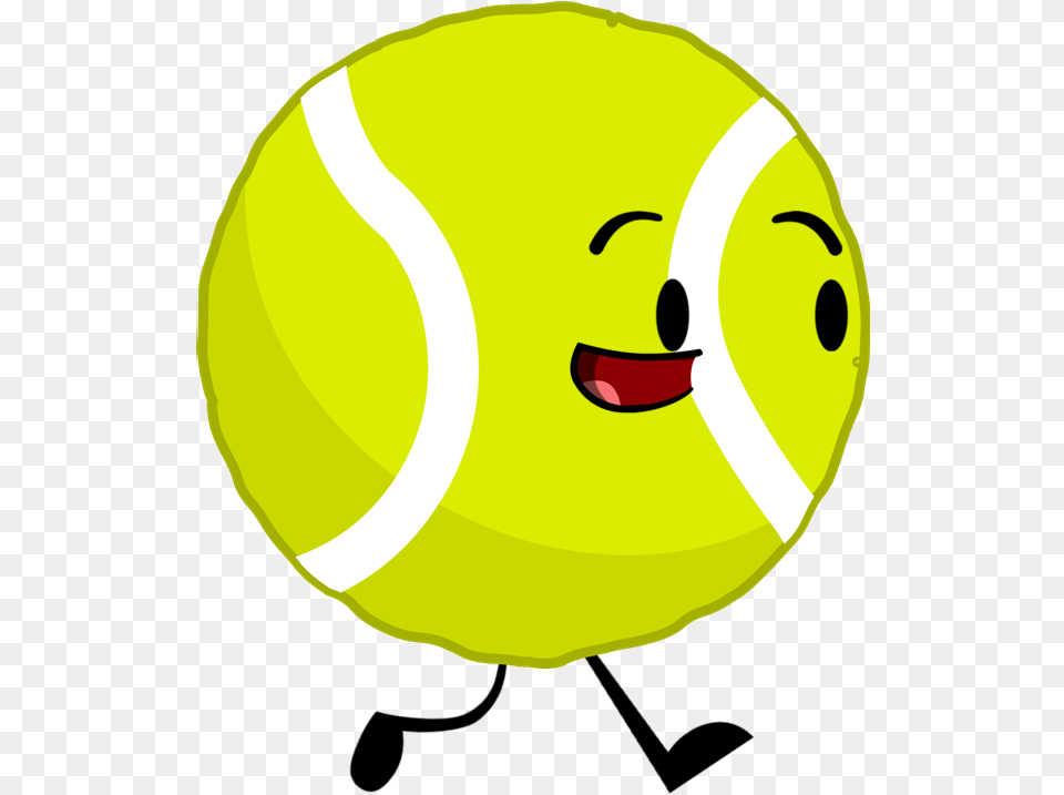 Smiley Clipart Ball Tennis Ball Bfdi Characters, Sport, Tennis Ball, Clothing, Hardhat Free Png Download