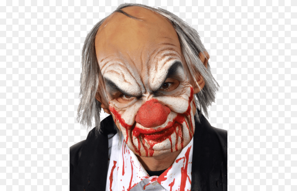 Smiley Clown Realistic Mask Uk Halloween Mask Latex, Adult, Photography, Person, Man Free Png
