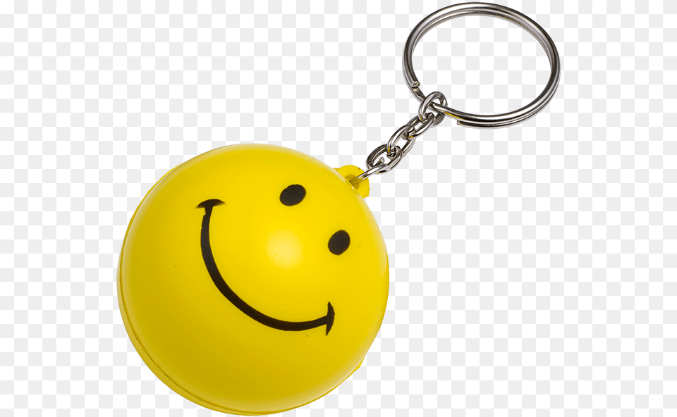 Smiley Emoji Keychain Key Ring Of Smiley, Accessories, Jewelry, Locket, Pendant Free Png Download
