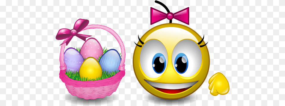 Smiley Emoticon Emoji Food For Easter Happy, Egg, Disk Free Png