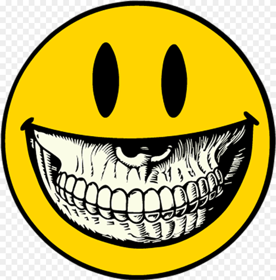 Smiley Emoticon Image Face Ron English Smiley Face, Body Part, Mouth, Person, Teeth Free Png