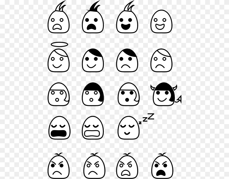 Smiley Emoticon Laughter Computer Icons, Stencil, Text, Face, Head Free Png Download