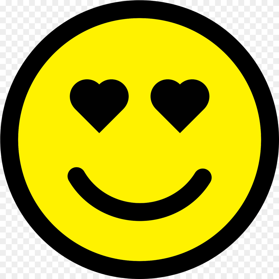 Smiley Emoticon Love Face Public Domain Image Freeimg Love Emoji Dp Whatsapp, Symbol, Sign, Logo, Astronomy Free Png