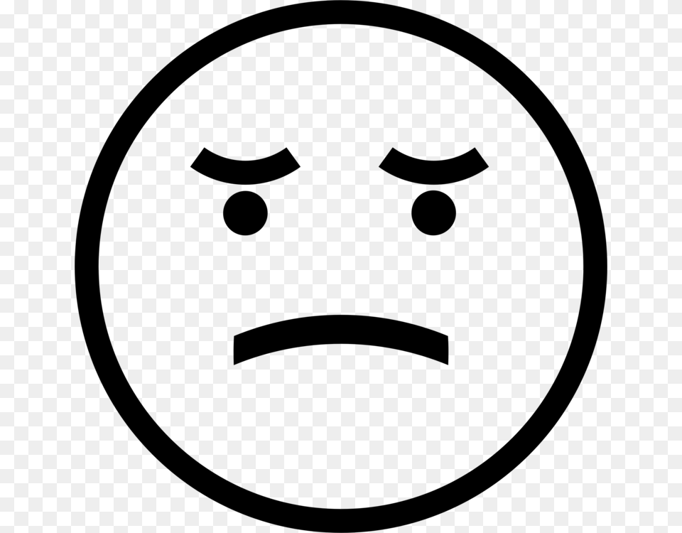 Smiley Emoticon Sadness Face Drawing, Gray Free Transparent Png