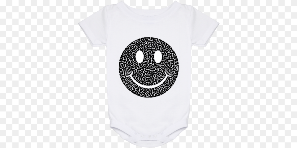 Smiley Face Baby Onesie 24 Month Crescent, Clothing, T-shirt Free Png Download