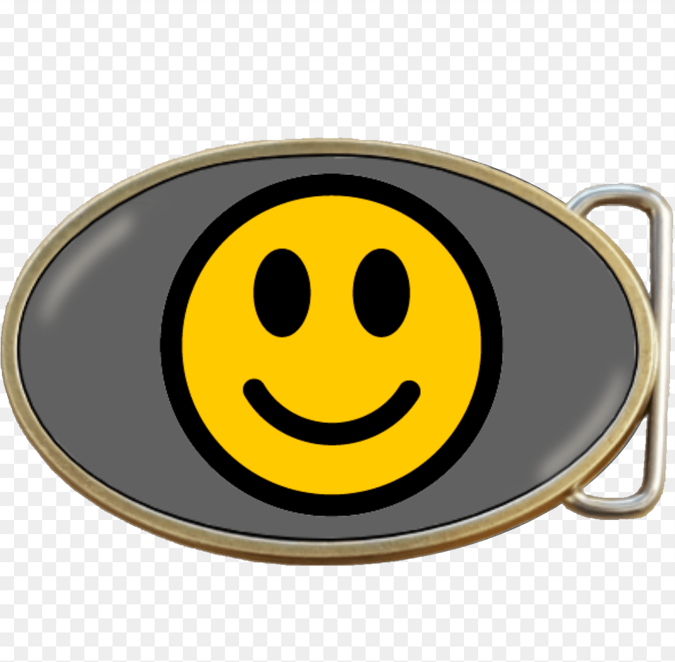 Smiley Face Belt Buckle Code A0047 Happy, Accessories, Plate Png Image
