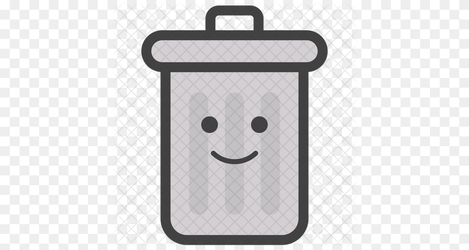 Smiley Face Bin Emoji Icon Dustbin Icon, Bag Free Png Download