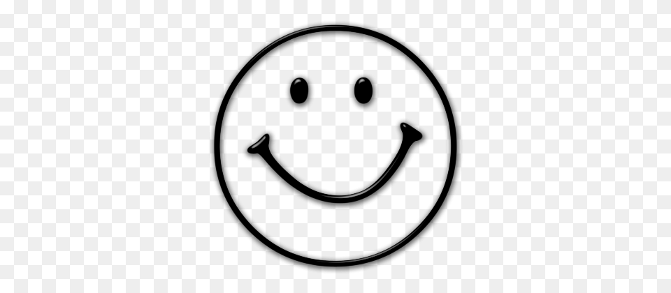 Smiley Face Clip Art Black And White Look Png Image