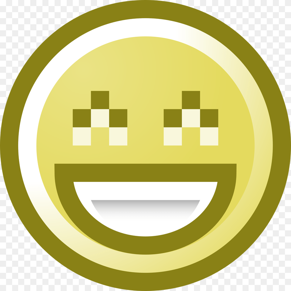 Smiley Face Clip Art Image, Badge, Logo, Symbol, Gold Free Png Download