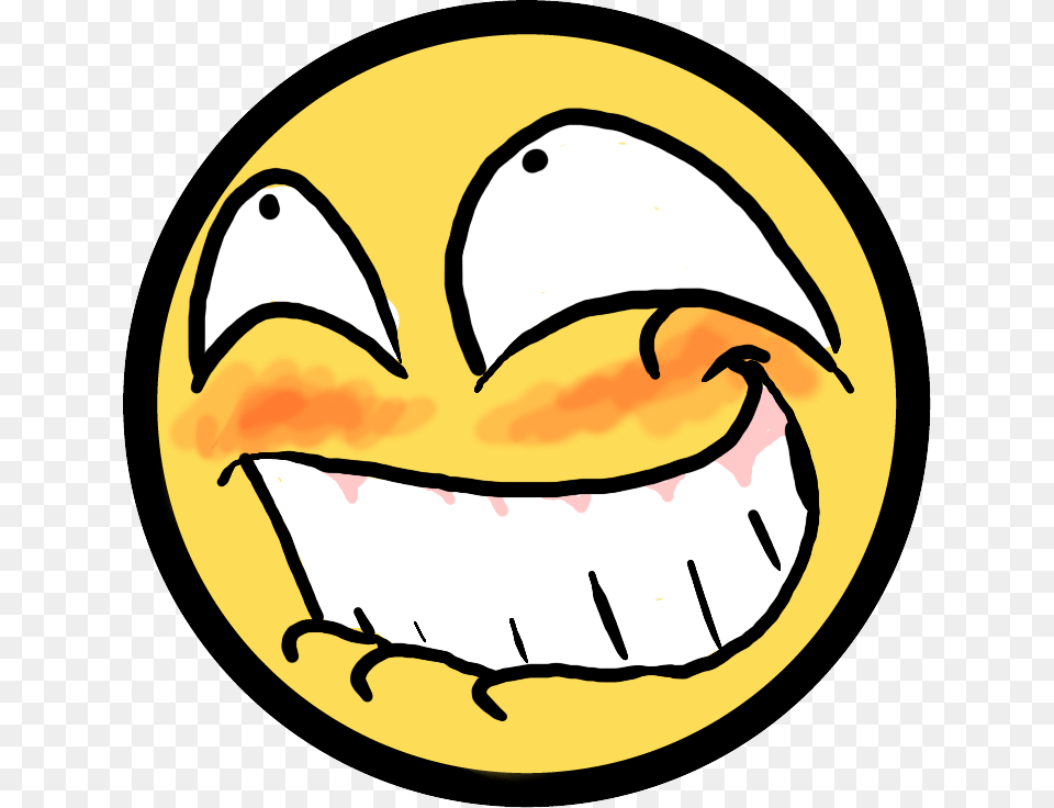 Smiley Face Emoticon Blushing Lol Faces Meme By Simone Garbuglia, Logo, Symbol, Animal, Bird Free Png Download