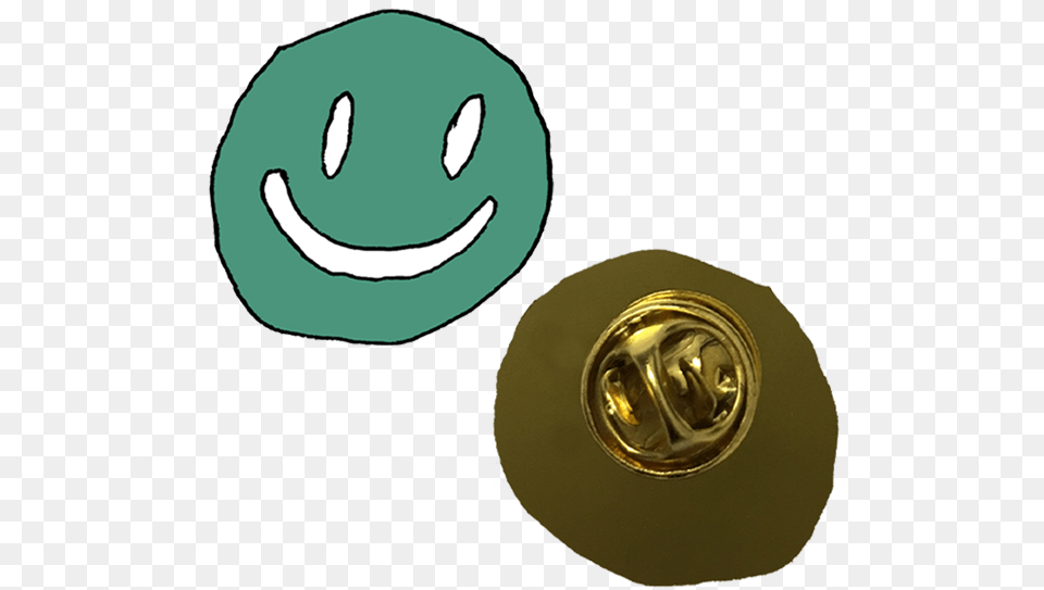 Smiley Face Enamel Pin Digital Album Mac Demarco Here Comes The Cowboy, Armor, Shield Png