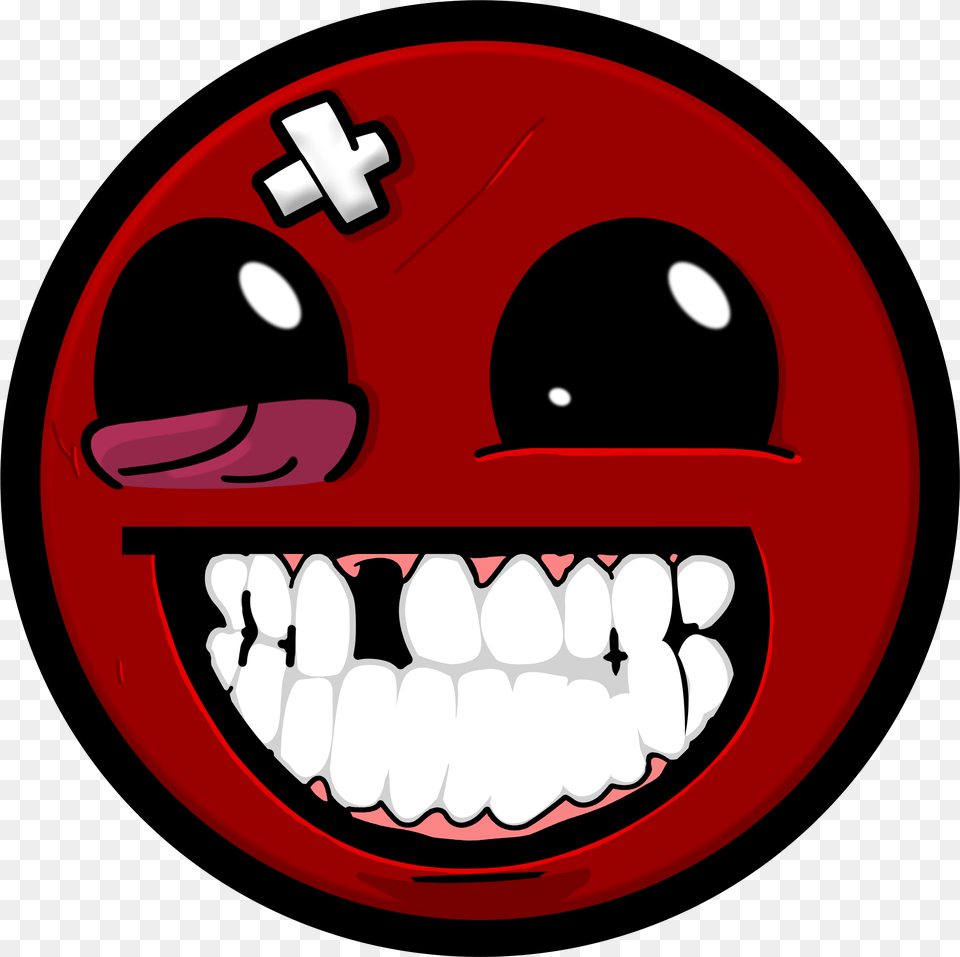 Smiley Face Facial Expression Smile Emoticon Smiley Meatboy, Body Part, Mouth, Person, Teeth Free Png