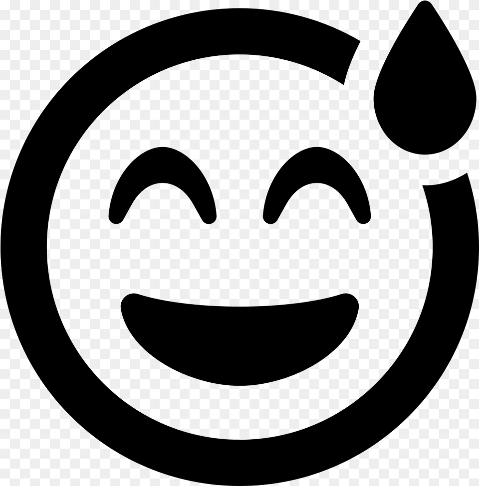 Smiley Face Font Awesome, Gray Png
