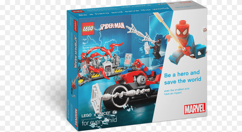 Smiley Face Lego Spider Man Miles Morales Set, Machine, Wheel Free Png