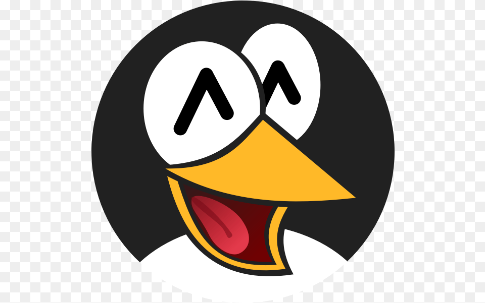 Smiley Face Of A Penguin Vector Illustration Free Svg Smiley Penguin, Clothing, Hat, Logo Png