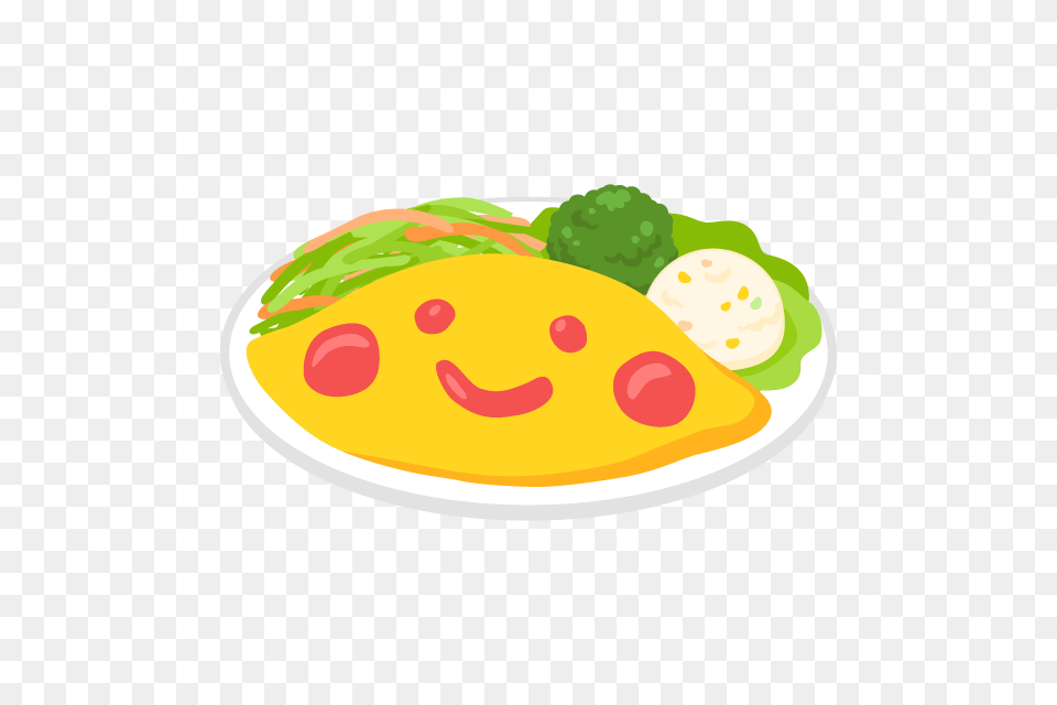 Smiley Face Omelette Rice Free And Vector, Food, Lunch, Meal, Food Presentation Png Image