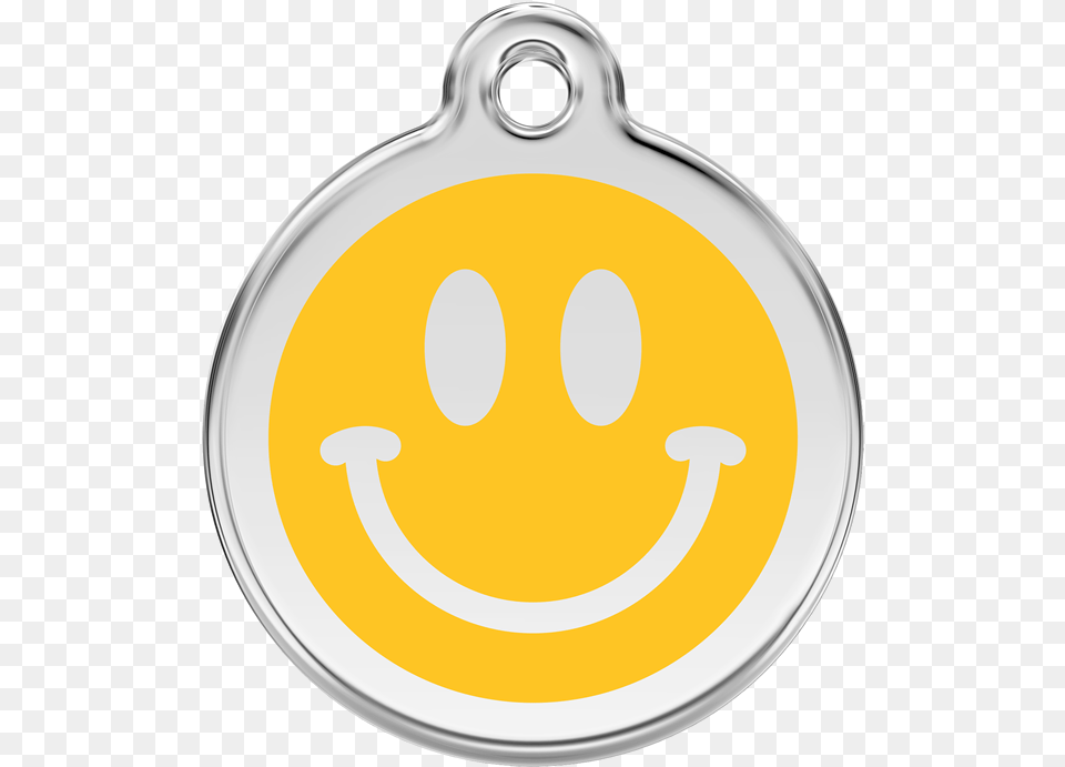 Smiley Face Pet Tag U2013 Inner Wolf Smiley, Accessories, Plate, Earring, Jewelry Free Png Download