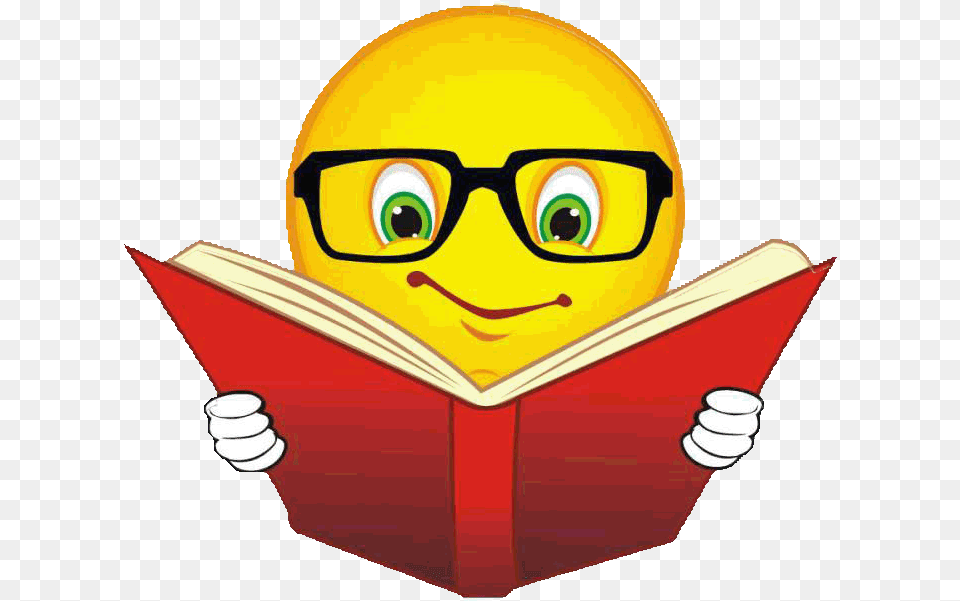 Smiley Face Reading A Book, Person, Publication, Baby, Accessories Free Png Download
