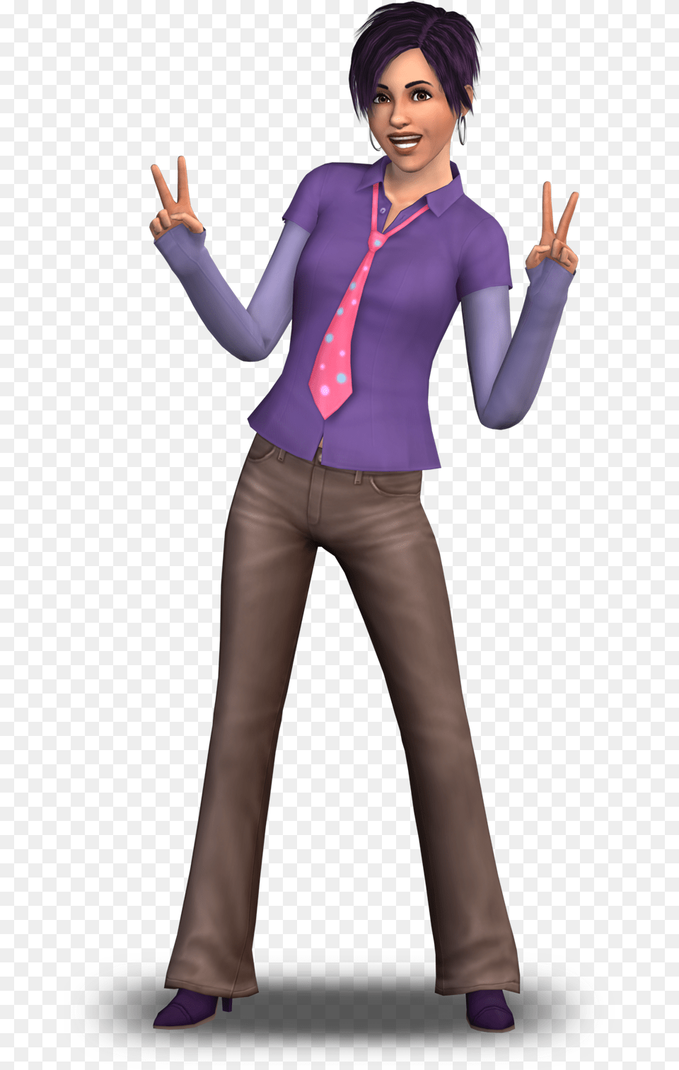 Smiley Face Smiley Face Sims 4 Comprar Na Saraiva, Accessories, Tie, Sleeve, Pants Free Png Download