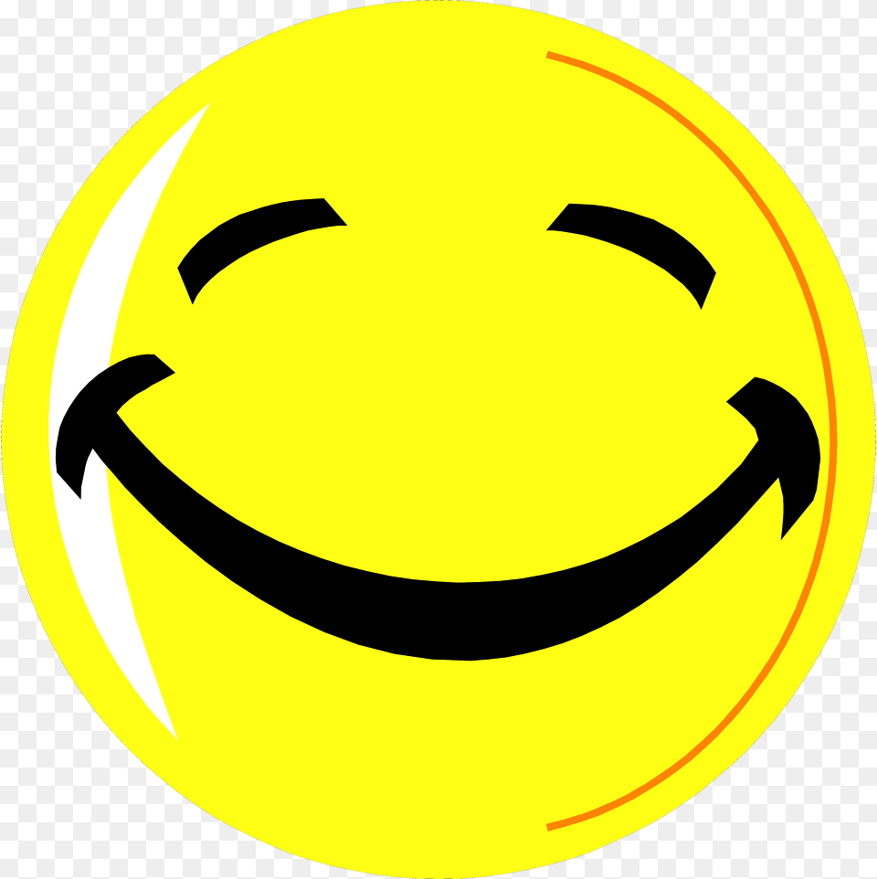 Smiley Face Stock Photo Illustration Of A Yellow Yellow Smiley Face On Black, Logo, Symbol, Astronomy, Moon Png Image