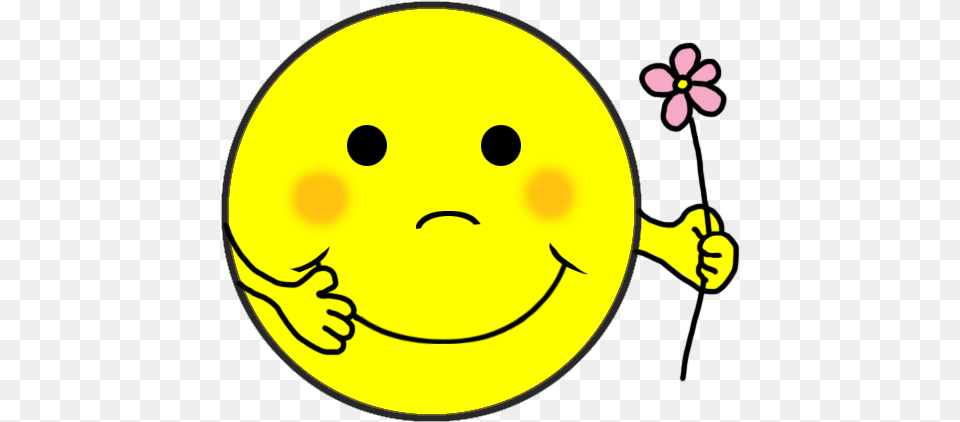Smiley Face With Flower Smiley, Baby, Person Free Png Download