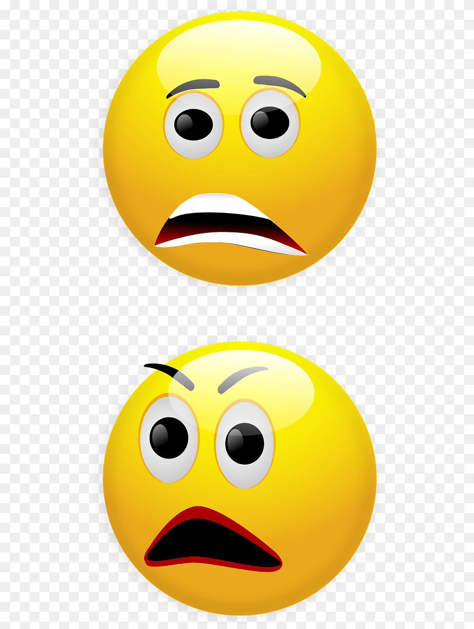 Smiley Fear Anger Free Picture Smiley, Light, Traffic Light, Face, Head Png