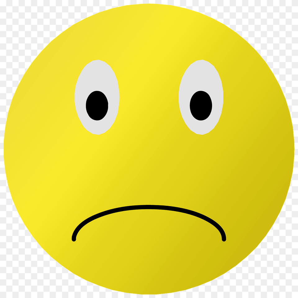 Smiley Frown Clipart, Disk Png
