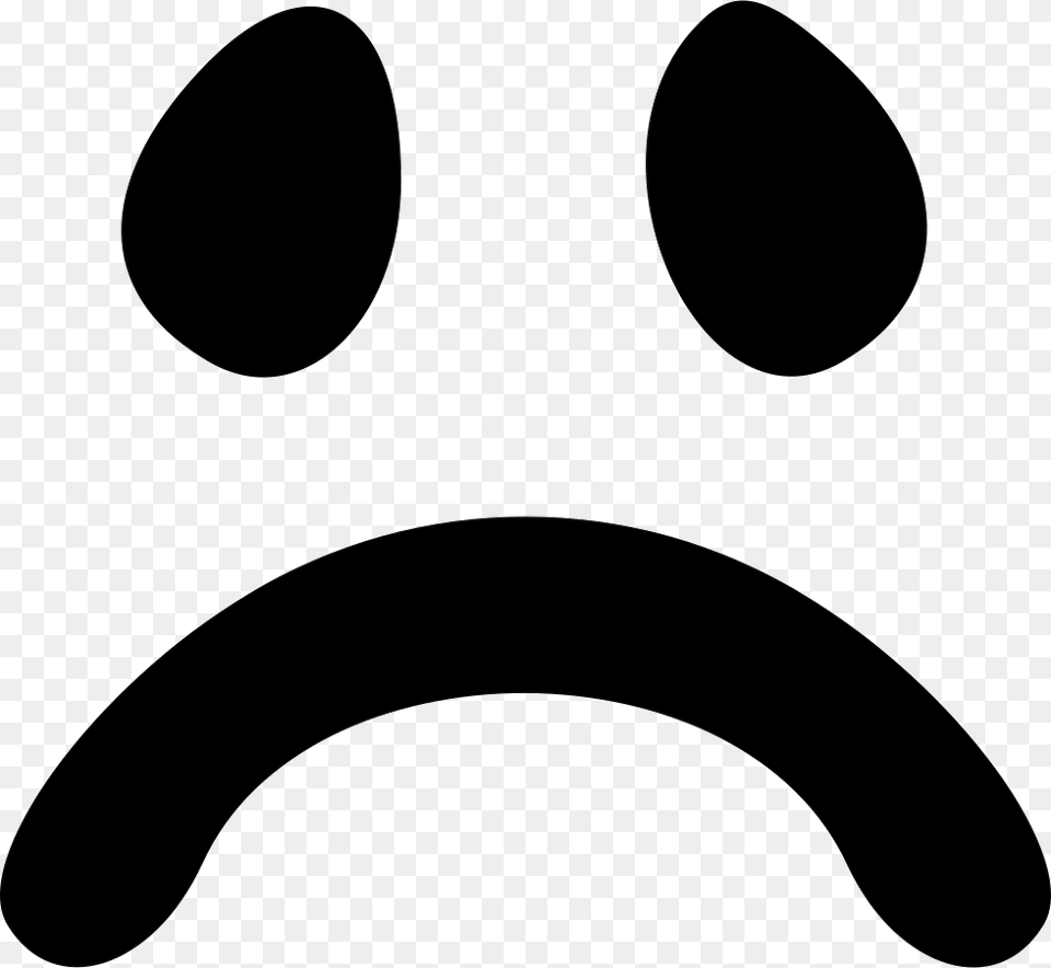 Smiley Frown Frown, Head, Person, Stencil, Face Free Transparent Png