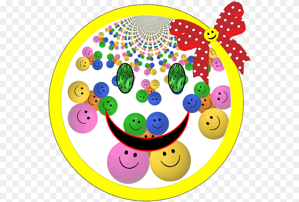 Smiley Girl Face Dot, People, Person, Food, Pattern Free Transparent Png