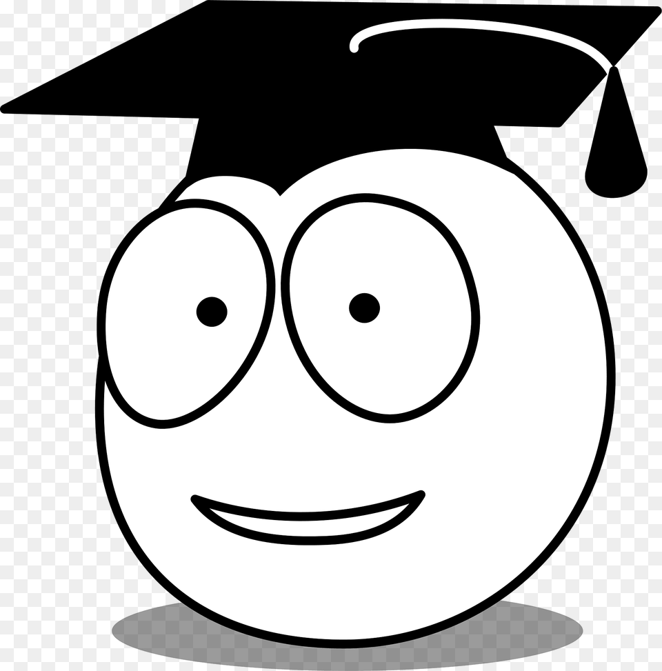 Smiley Graduate Clipart, Graduation, People, Person, Animal Free Png