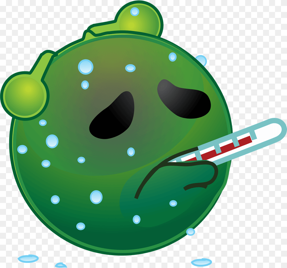 Smiley Green Alien Hot Fever Clipart, Food, Sweets Free Png Download