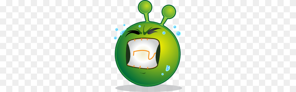 Smiley Green Alien Huf Clip Art, Clothing, Hardhat, Helmet Free Transparent Png