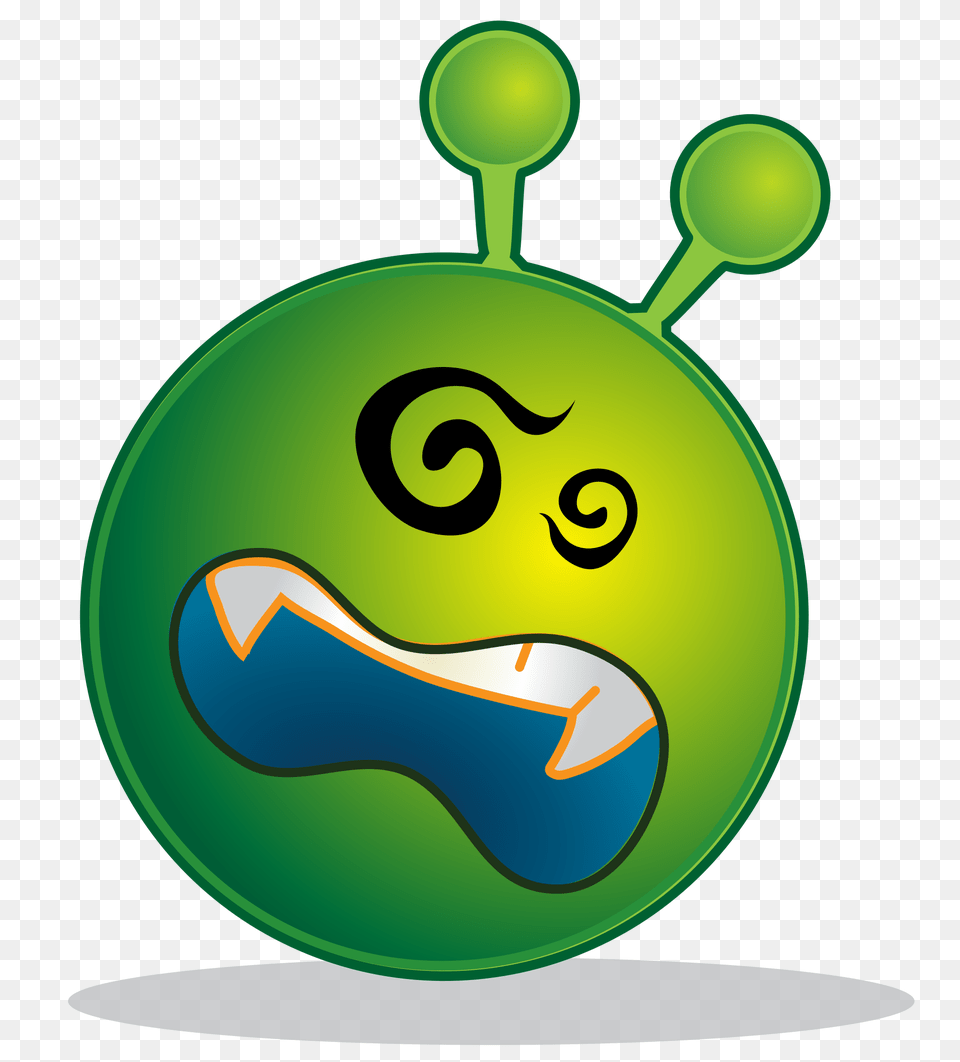 Smiley Green Alien Ko Free Png