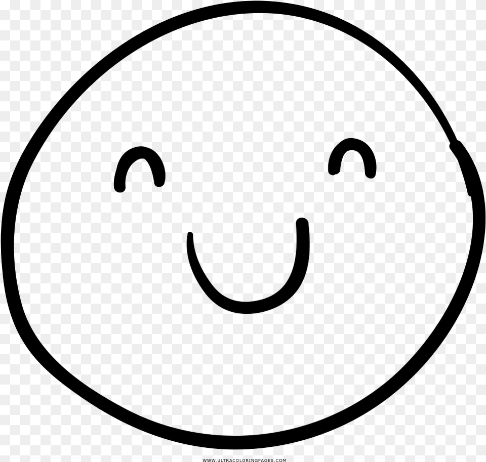 Smiley Happiness Drawing Face Emoticon Transparent Smiley Face Drawing, Gray Free Png