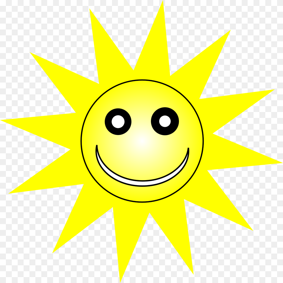 Smiley Happy Yellow Sun Svg Clip Arts Nepal Icon Transparent Background, Nature, Outdoors, Sky, Symbol Png