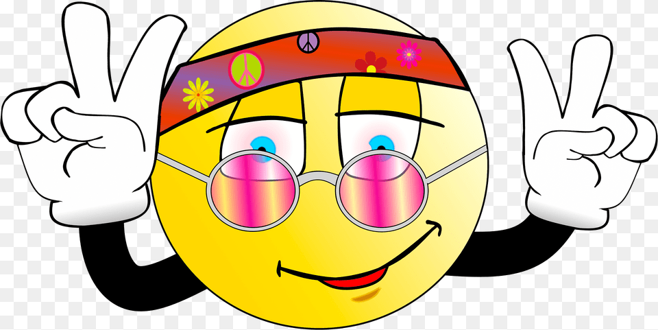 Smiley Hippie Clipart, Machine, Wheel Png Image
