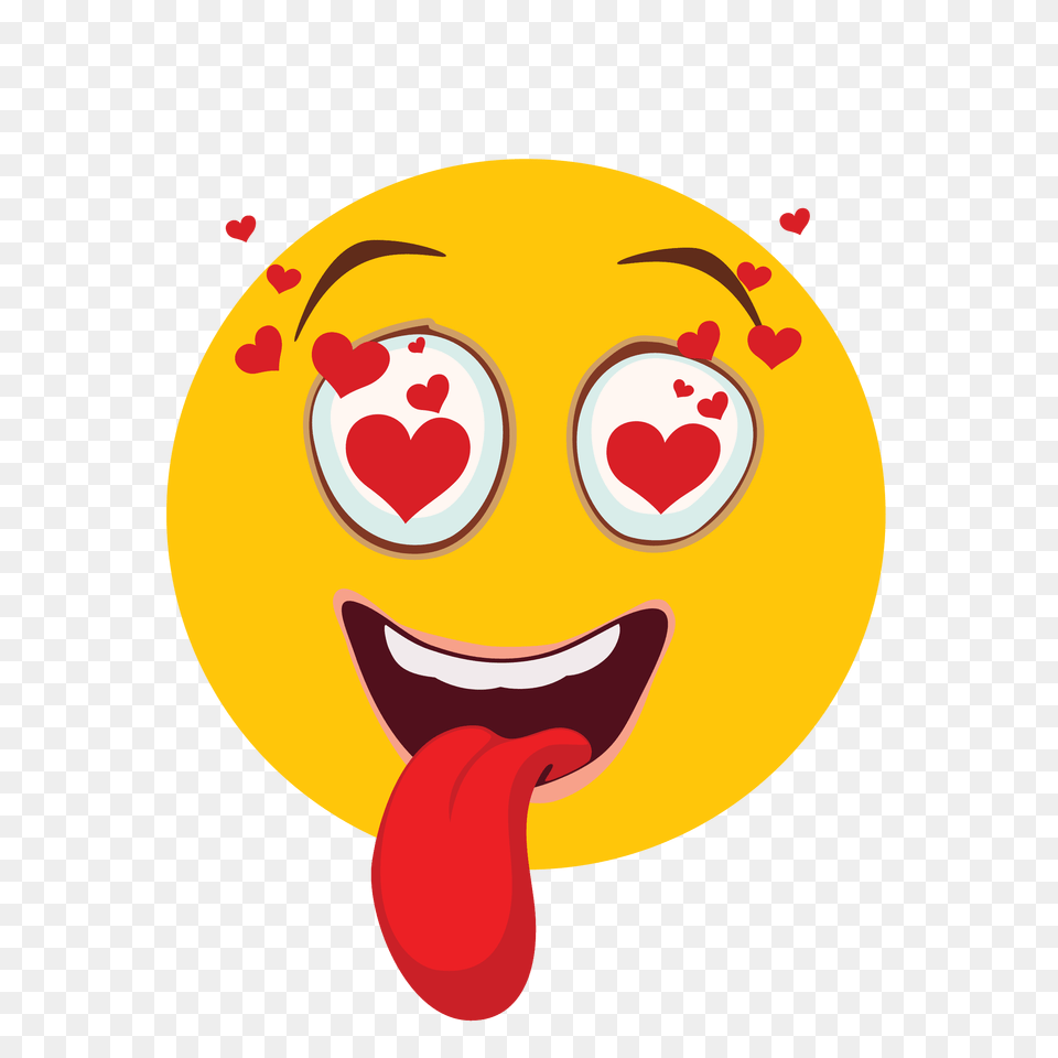 Smiley Kiss Emoji Emoticon Face Kiss Face Heart Emoji, Astronomy, Moon, Nature, Night Free Png