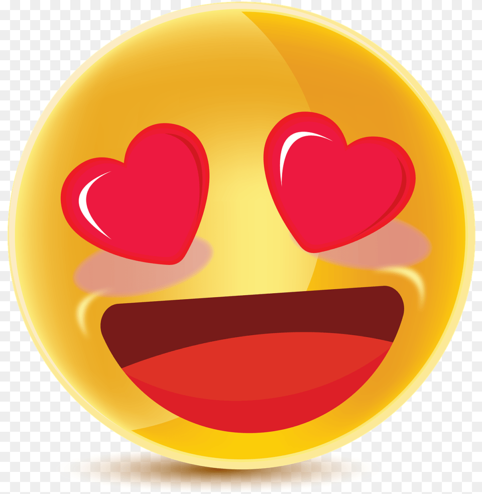 Smiley Love Circle Image On Pixabay Emoji Amor, Disk Free Png