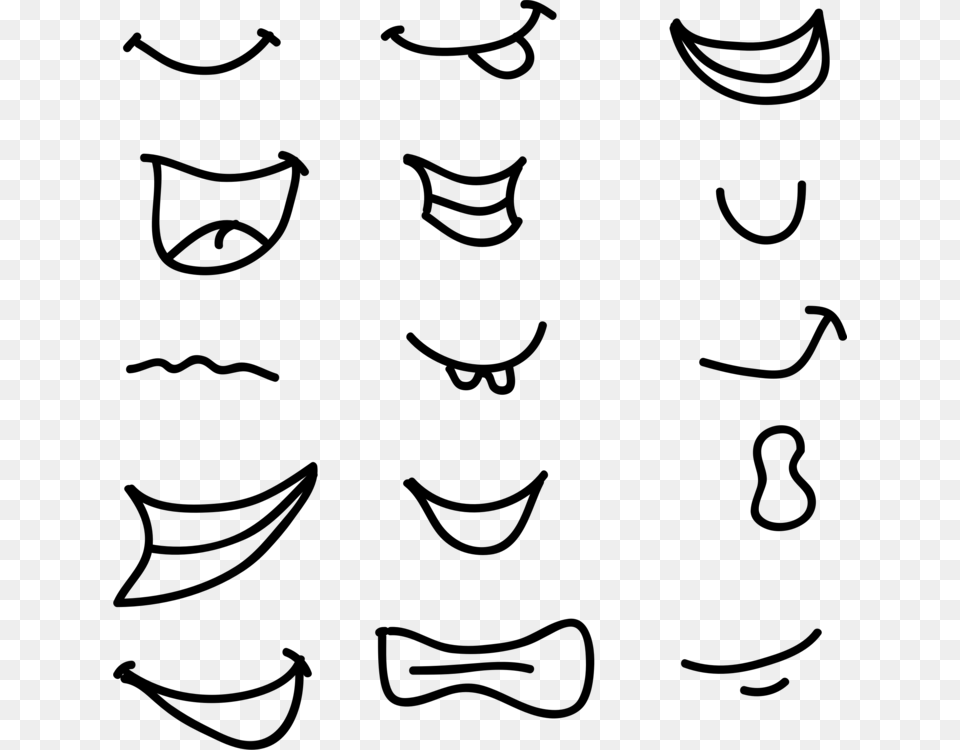 Smiley Nose Lip Computer Icons, Gray Png