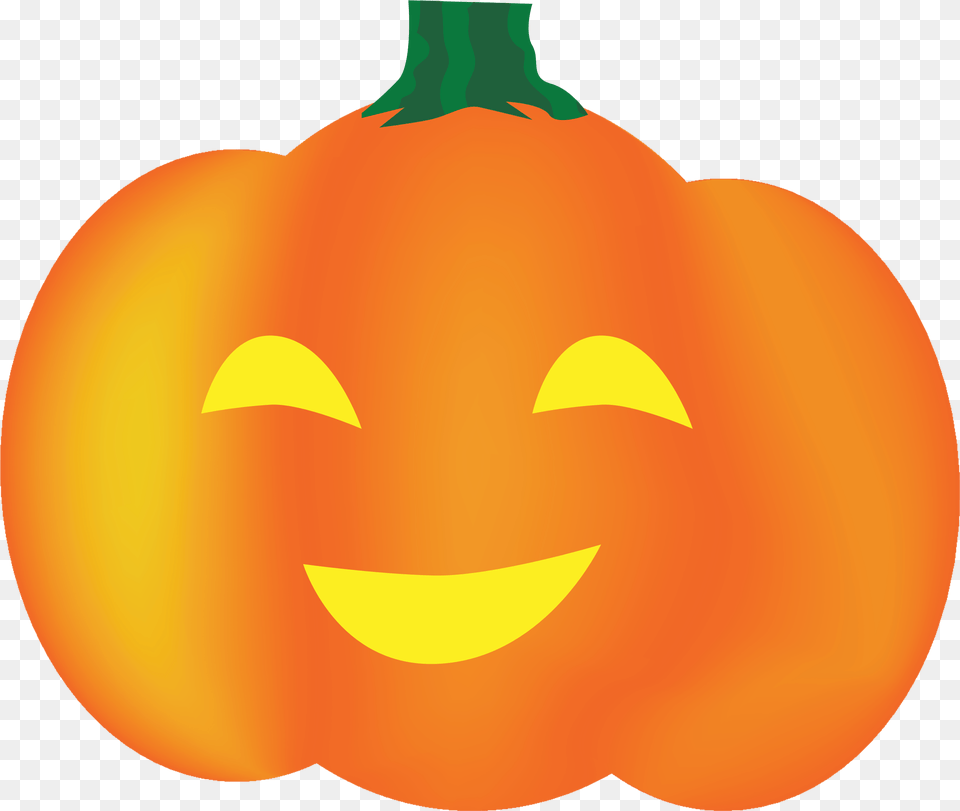 Smiley Pumpkin, Vegetable, Food, Produce, Plant Png Image